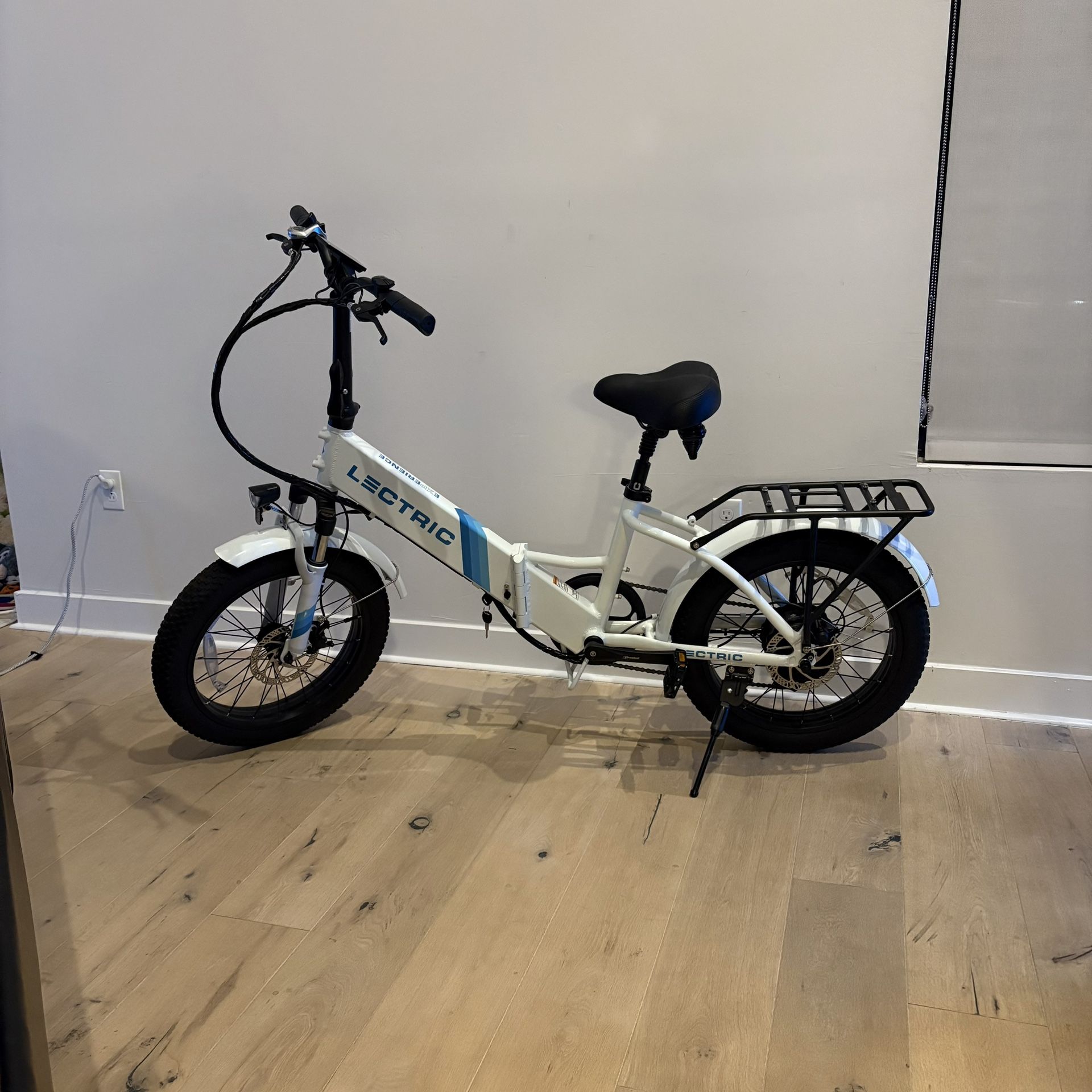 Electric Bike Comes With A Spare Battery And Charger