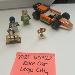 2022 Lego City Race Car 60322 Complete
