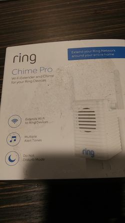 Ring chime Pro Wi-Fi extender and chime for your ring devices