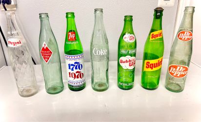 Vintage 16oz Soda Bottles Lot