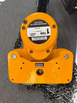 HARRINGTON NTH010 Hoist/Trolley 2000 lb 10 ft Lift 45NV54 New