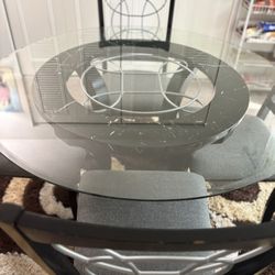 Circle Table And Four Chairs