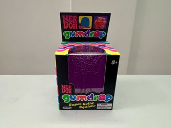 BRAND NEW IN BOX Needoh Gumdrop Purple Squishy Authentic Super Solid Squish Squeeze Viral TikTok Gum Drop