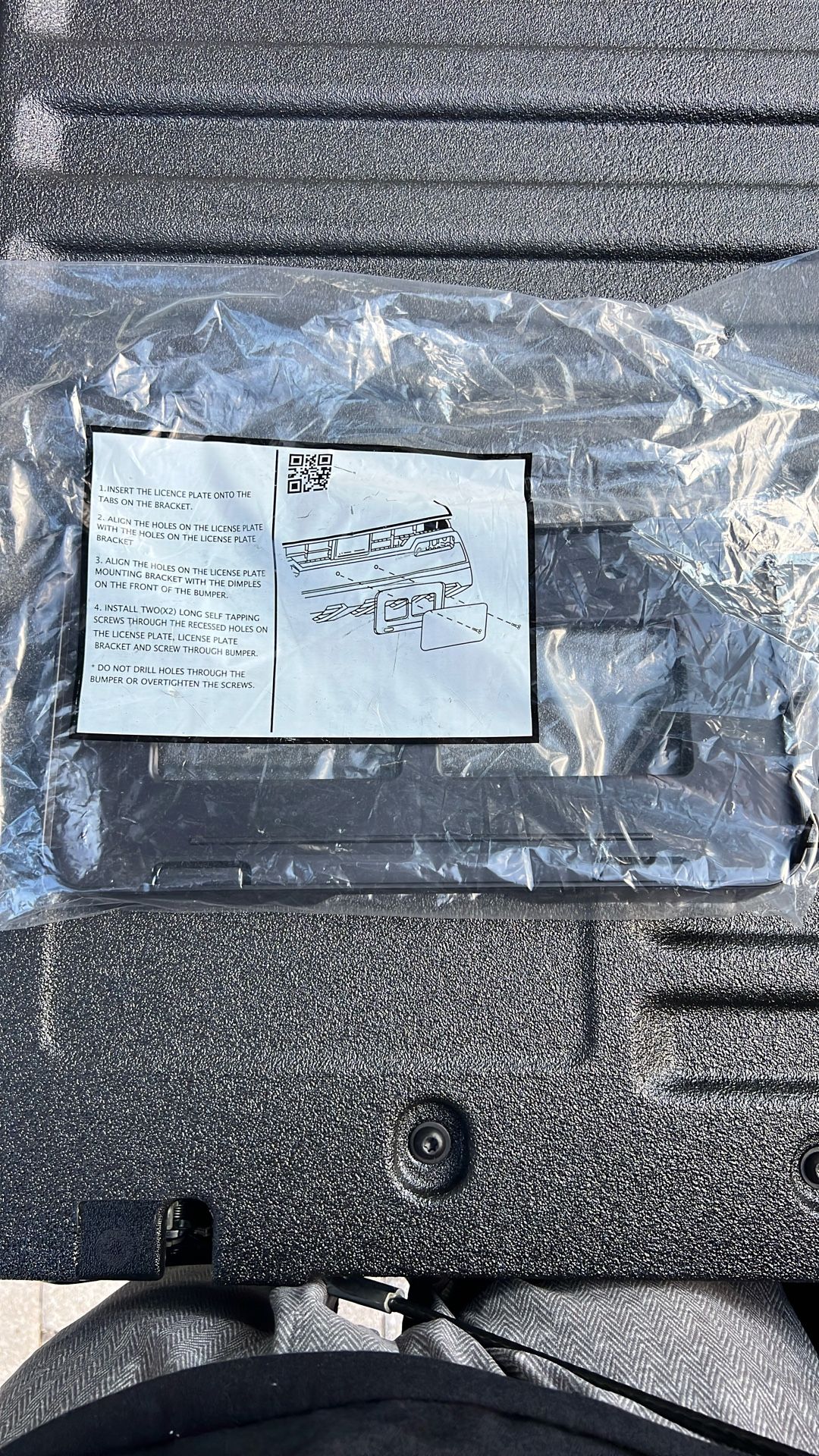 2025 Tacoma Front License Plate Holder