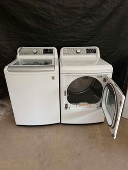 LG washer and gas dryer