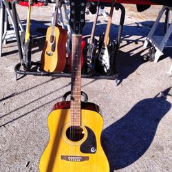 Epiphone Acoustic Guitar Excellent Condition With Hardcase
