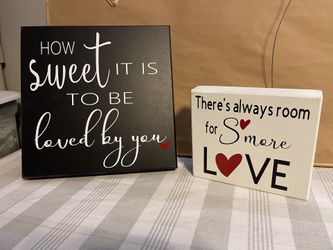 Love Or Dessert Signs, Party or Home Decor 