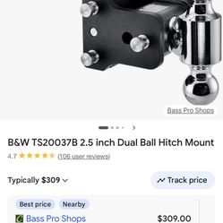 2.5” B&w Hitch