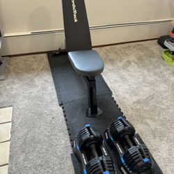 NordicTrack Weight Set And Bench
