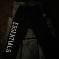 Black Essentials Sweats Size Medium