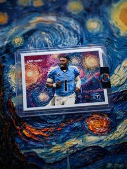 Cam Ward Tennessee Titans Art Trading Card