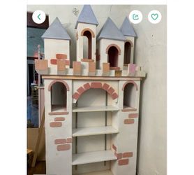 Castle Wall Unit Display Cabinet for Prince or Princess Furniture for Kids Room or Nursery