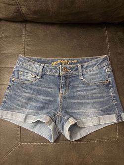 arizona blue denim shorts
