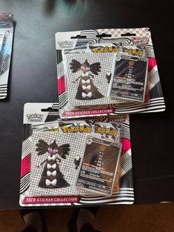 Pokemon sticker packs & pokeball tin