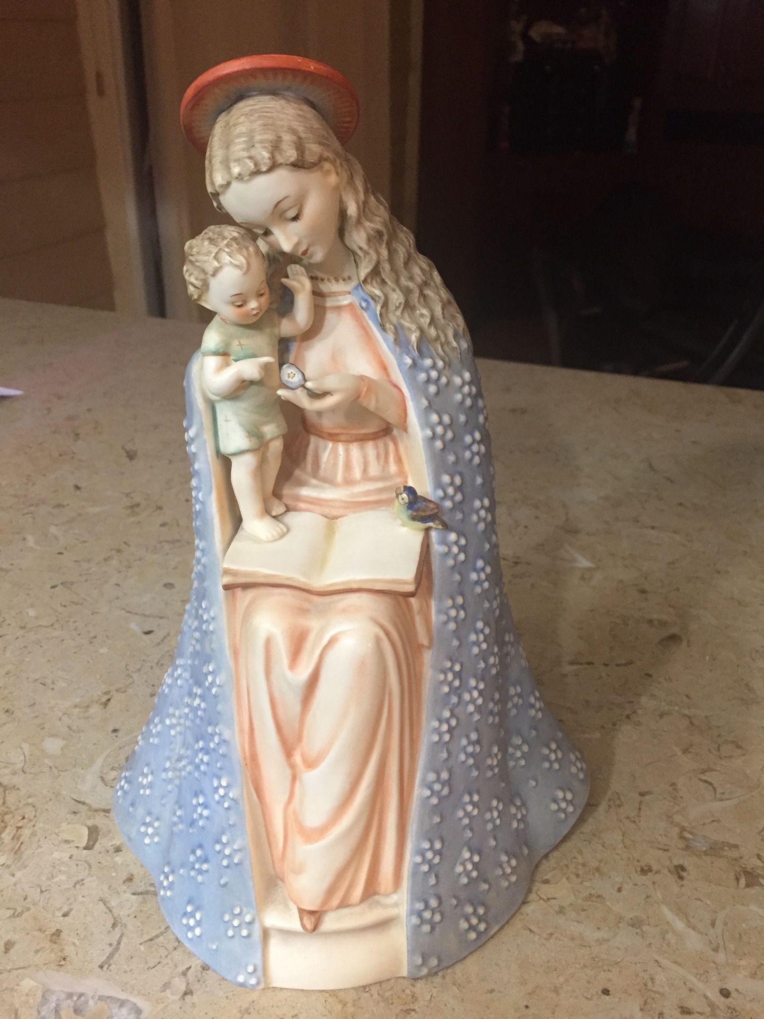 "Flower Madonna" Hummel Figurine #10/3 Mary & Jesus TMK3 collection