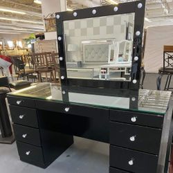 Avery Black Vanity
