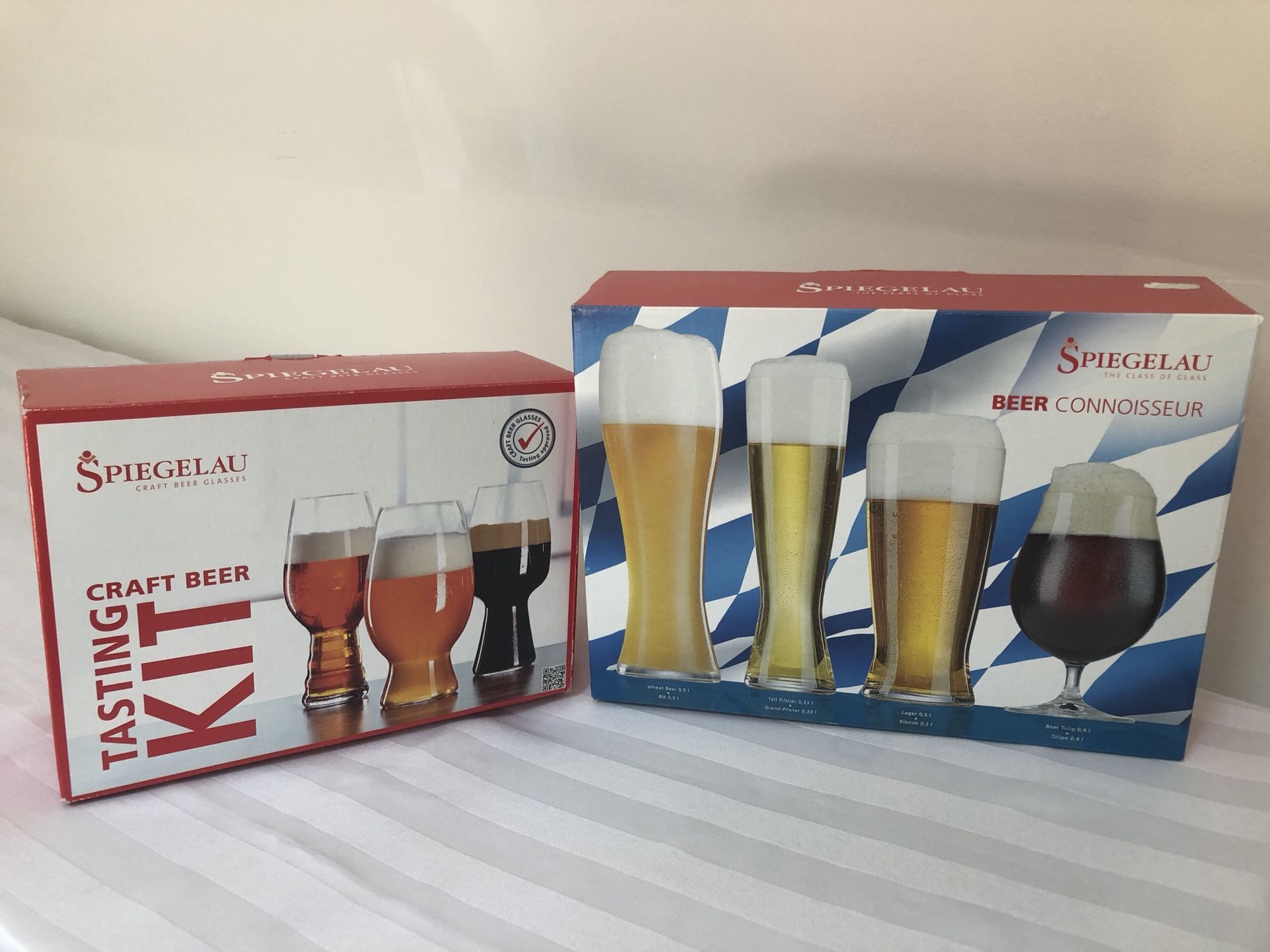 7 German Spiegelau Beer Glasses