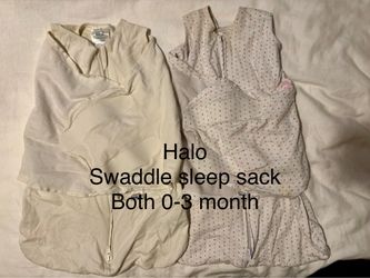 Halo SleepSack Swaddle 0-3 Month, Set of 2