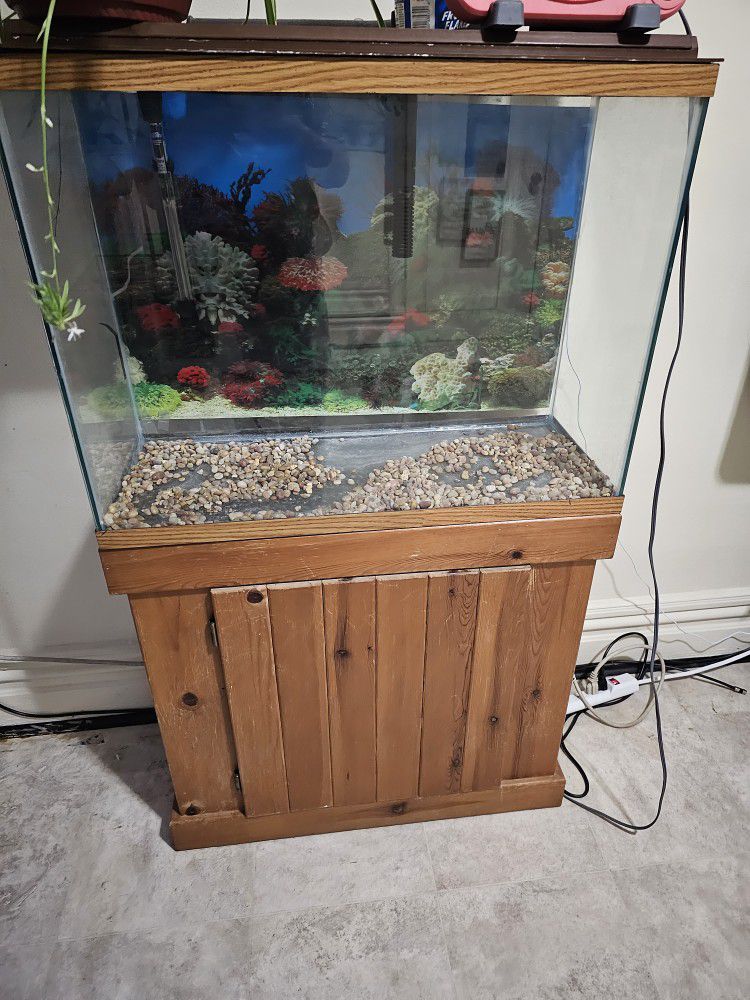 FISH TANK AND STAND
