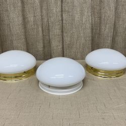 Set of 3 Flush Mount Ceiling Lights