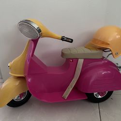 Scooter & Helmet For American Girl Dolls