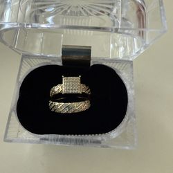 Gold plated engagement rings