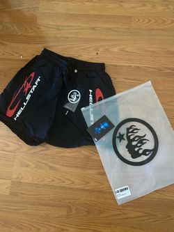 Hellstar Shorts Black Red Size Small