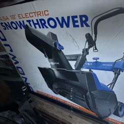 21” And 18” Snow throwers 