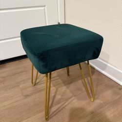 Green Modern Make-up Stool