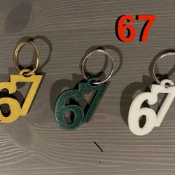  “67” Keychain For All Ages