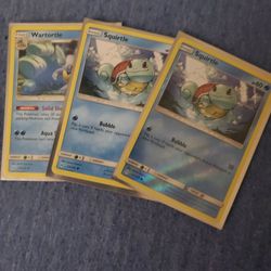 Pokemon Cards, Squirtle
