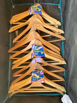 Wooden Hangers Lot