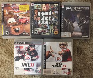 5 ps3 games