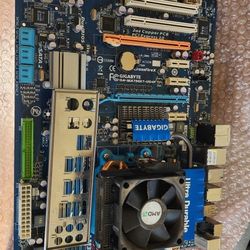 Amd Gygabyte Board And Fx Chip Power Supply Included
