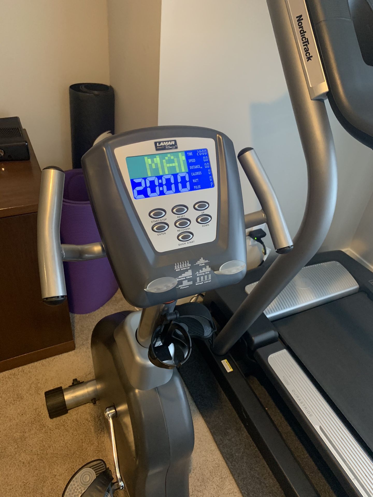 Lamar Series II Fitness S72R Recumbent Exercise Bike for Sale in