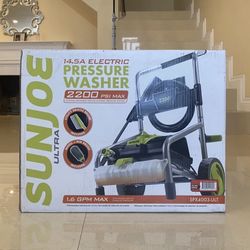 Sun Joe SPX4003-ULT Electric Pressure Washer, 14.5-Amp Motor, Utility Brush, Wheel and Rim Brush, 2200 PSI Max, 1.6 GPM Max
