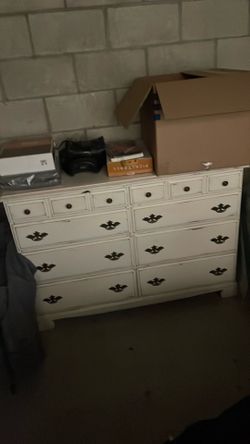 Real wood vintage dresser