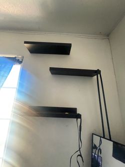 6 piece floating shelves