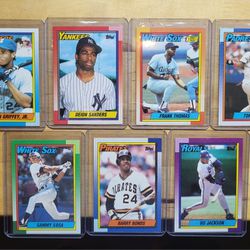 1990 Topps and Topps Traded Baseball Complete Sets