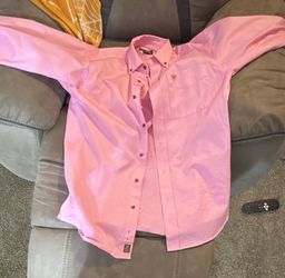 Ariat, long sleeve, pink, small
