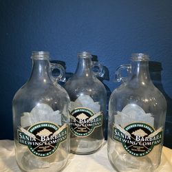 3 Half Gallon Growlers 