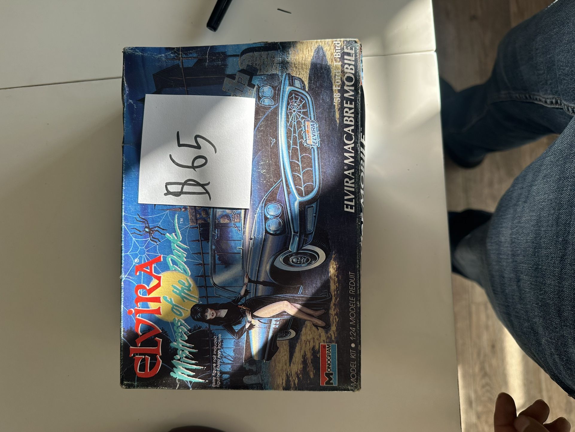 Monogram 1:24 scale model kit of the 1958 Ford Thunderbird "Elvira Macabre Mobile"