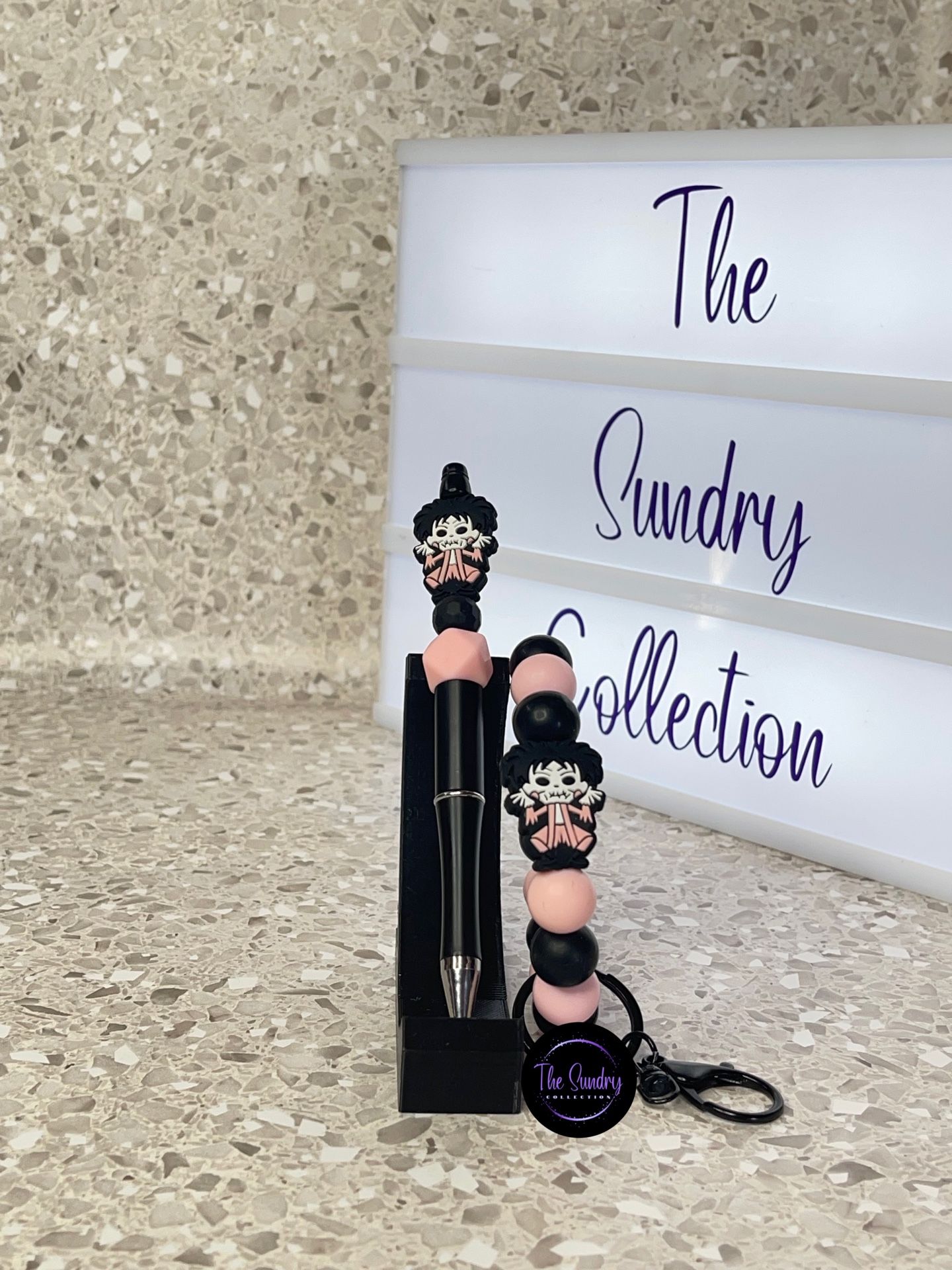 Zombie Beaded Wristlet Set