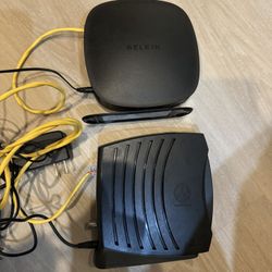 Belkin router N150/ Motorola modem SB5101
