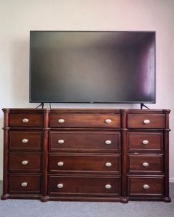 12 Drawer Wooden Dresser
