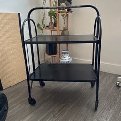 Mid Century Modern: Vintage Folding Cart Rolling Cart Versa-Table by Karoff Originals