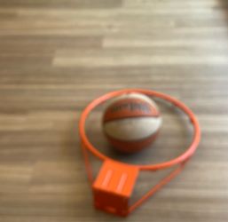 Basketball Rim with basketball