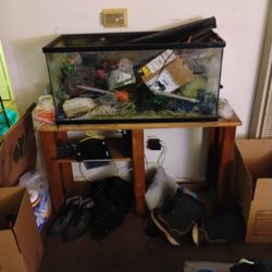 45 Gallon Fish Tank With All The Parts