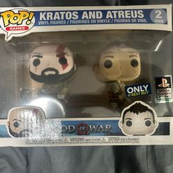 Funko Pop! Games: God of War Kratos and Arteus Collectible