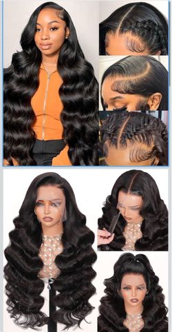 🔥Brand new 🔥 5x8 Glueless Wigs Human Hair Pre Plucked Pre Cut Body Wave 5x8 Hd Lace Closure Human Hair 180% Density Wear And Go Glueless Wigs Pre Cu
